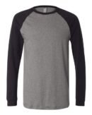 Men's Long Sleeve Jersey Baseball Tee