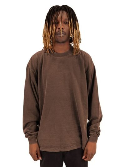Men's Garment-Dyed Long Sleeve T-Shirt