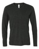 Unisex Long Sleeve V-Neck Tee