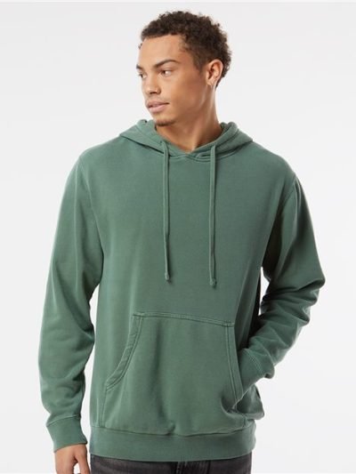Unisex Midweight Pigment-Dyed Hooded Sweatshirt